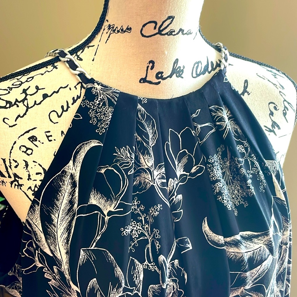 White House Black Market- crop romper